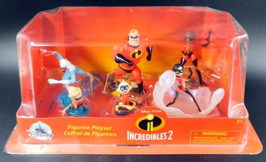 (Lot of 3) Disney figurine play sets featuring characters from Marvel and Pixar - 6