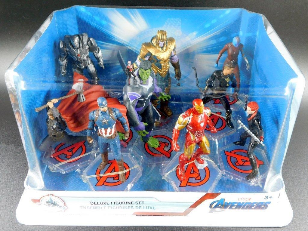 (Lot of 3) Disney figurine play sets featuring characters from Marvel and Pixar - 9
