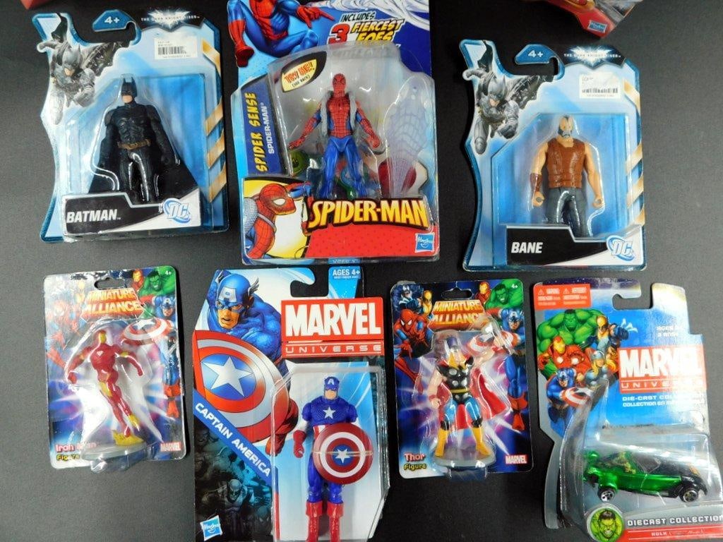 (Lot of 11) Variety of Superhero Action Figures from the Marvel and DC Universes - 5