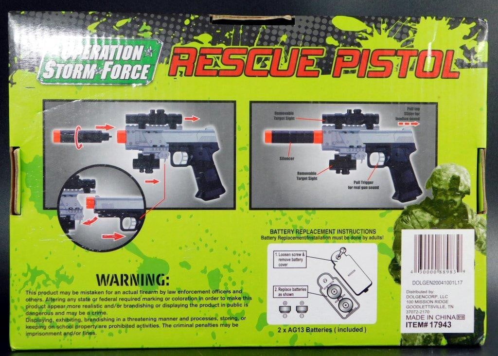 (Lot of 2) Military Themed Toy Blaster and Marvel Black Panther Vibranium Power FX Claw - 4