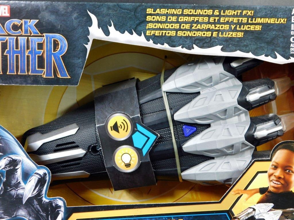 (Lot of 2) Military Themed Toy Blaster and Marvel Black Panther Vibranium Power FX Claw - 6