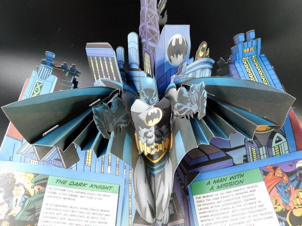 (Lot of 2) 3D-themed Comic Book Collectibles: DC Pop-up Book and Marvel Pop-up Calendar - 4