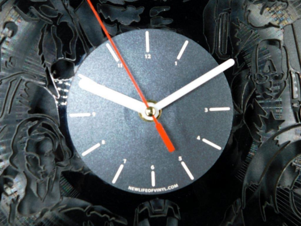 Marvel Avengers Vinyl Record Laser Cur Wall Clock - 2