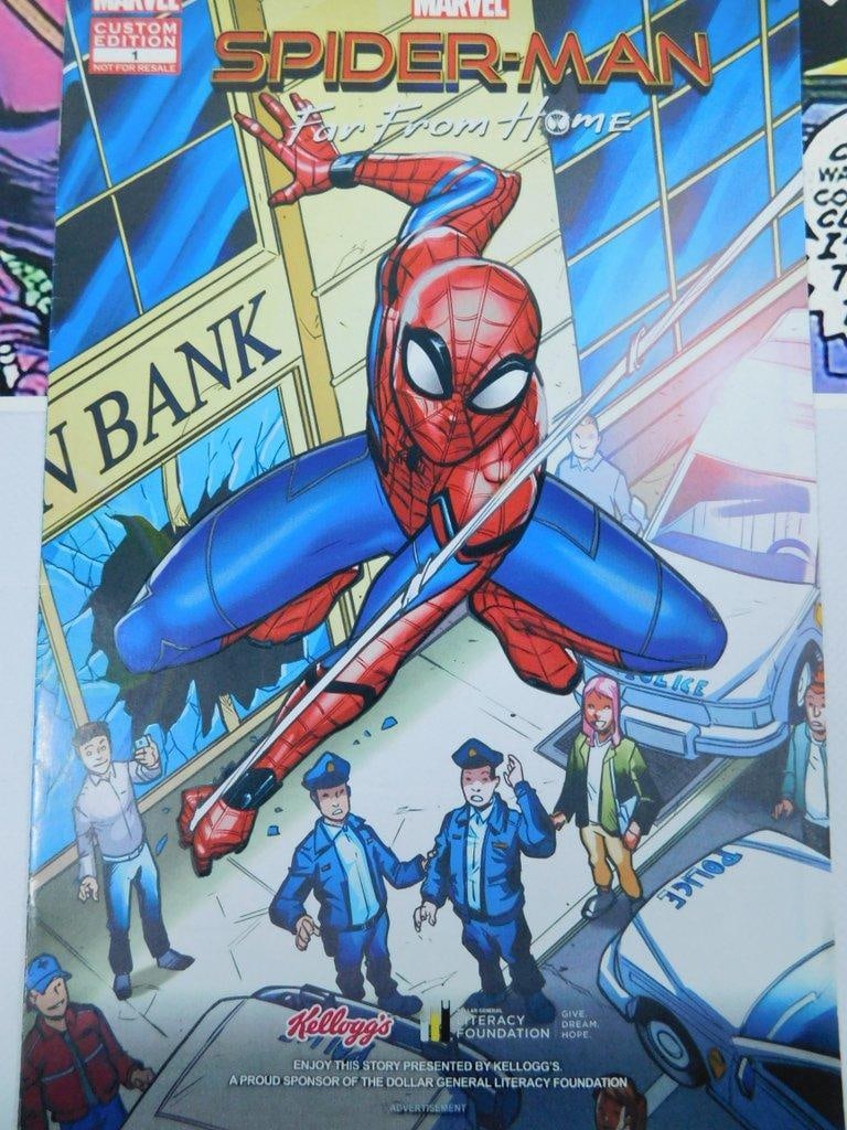 (Lot of 7) Poster Prints of Comic Books (6) and 2023 Black Panther Calendar - 5