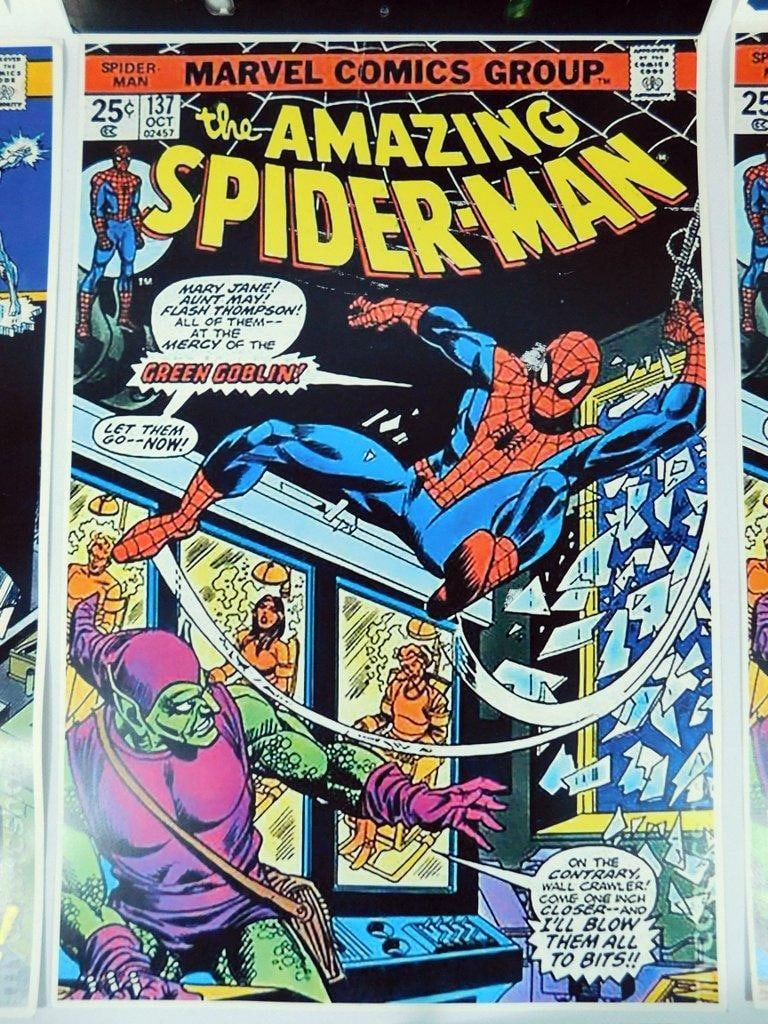 (Lot of 7) Poster Prints of Comic Books (6) and 2023 Black Panther Calendar - 7
