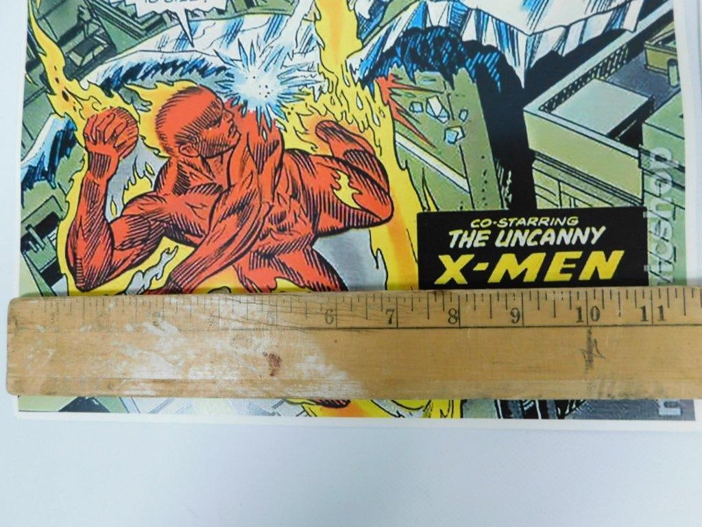 (Lot of 7) Poster Prints of Comic Books (6) and 2023 Black Panther Calendar - 8