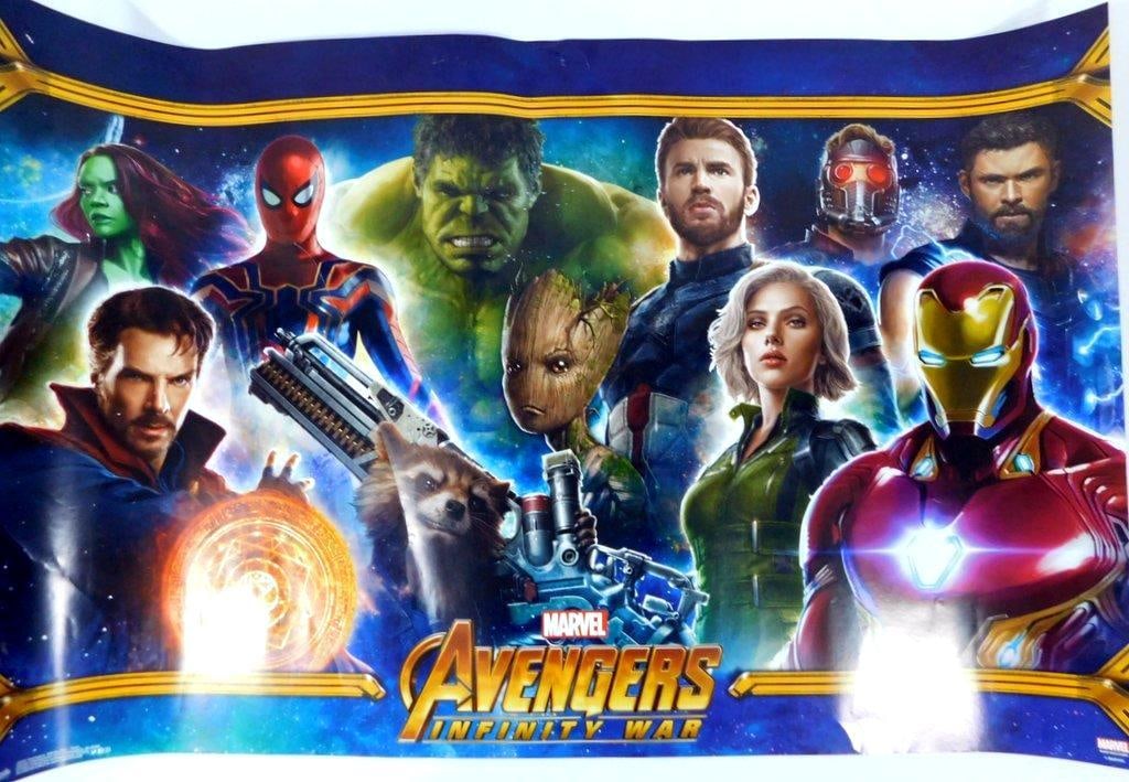Grouping Of Superhero Posters and Movie Bills (1 of 15)