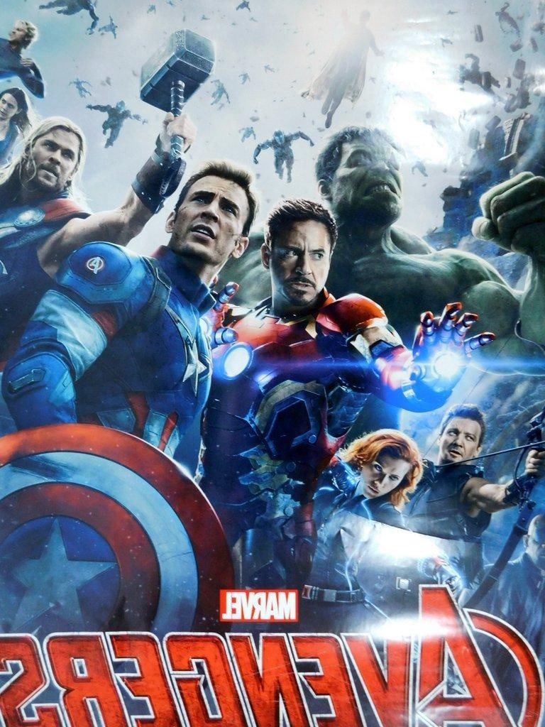 Grouping Of Superhero Posters and Movie Bills - 5