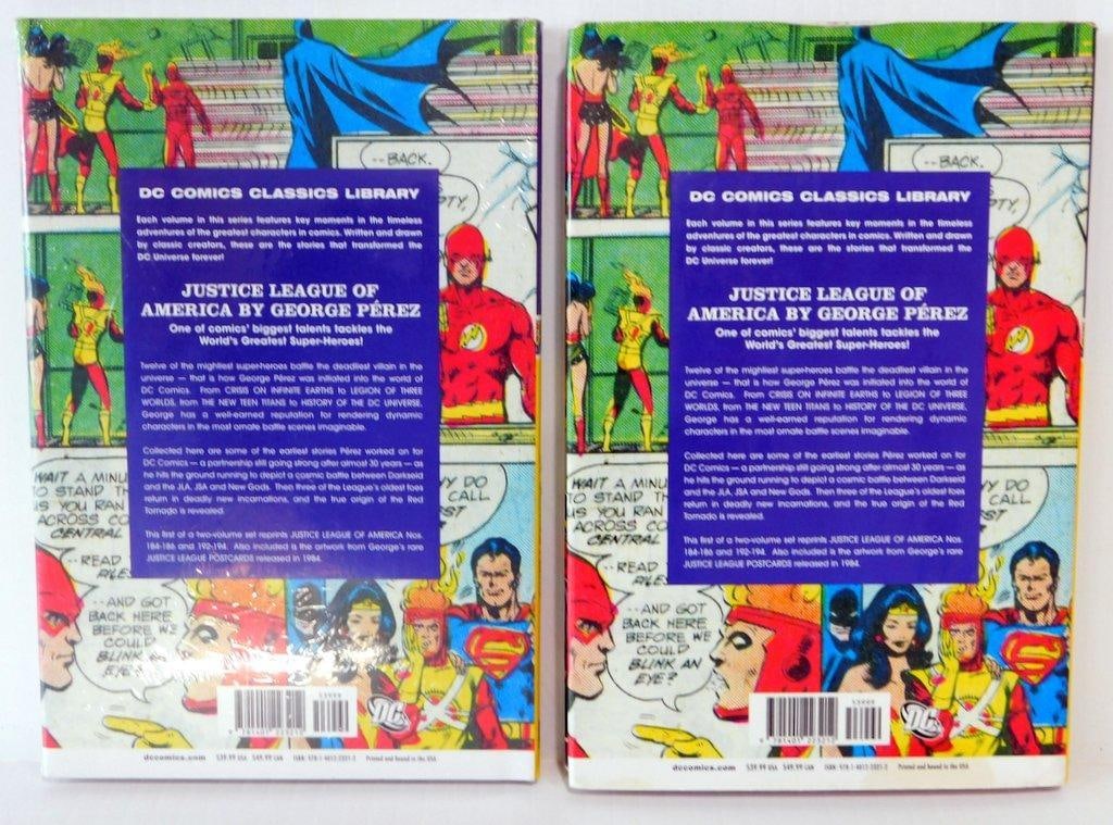 (Lot of 2) DC Comics- Justice League of America by George Perez Vol. 1- One sealed in original wrap - 5