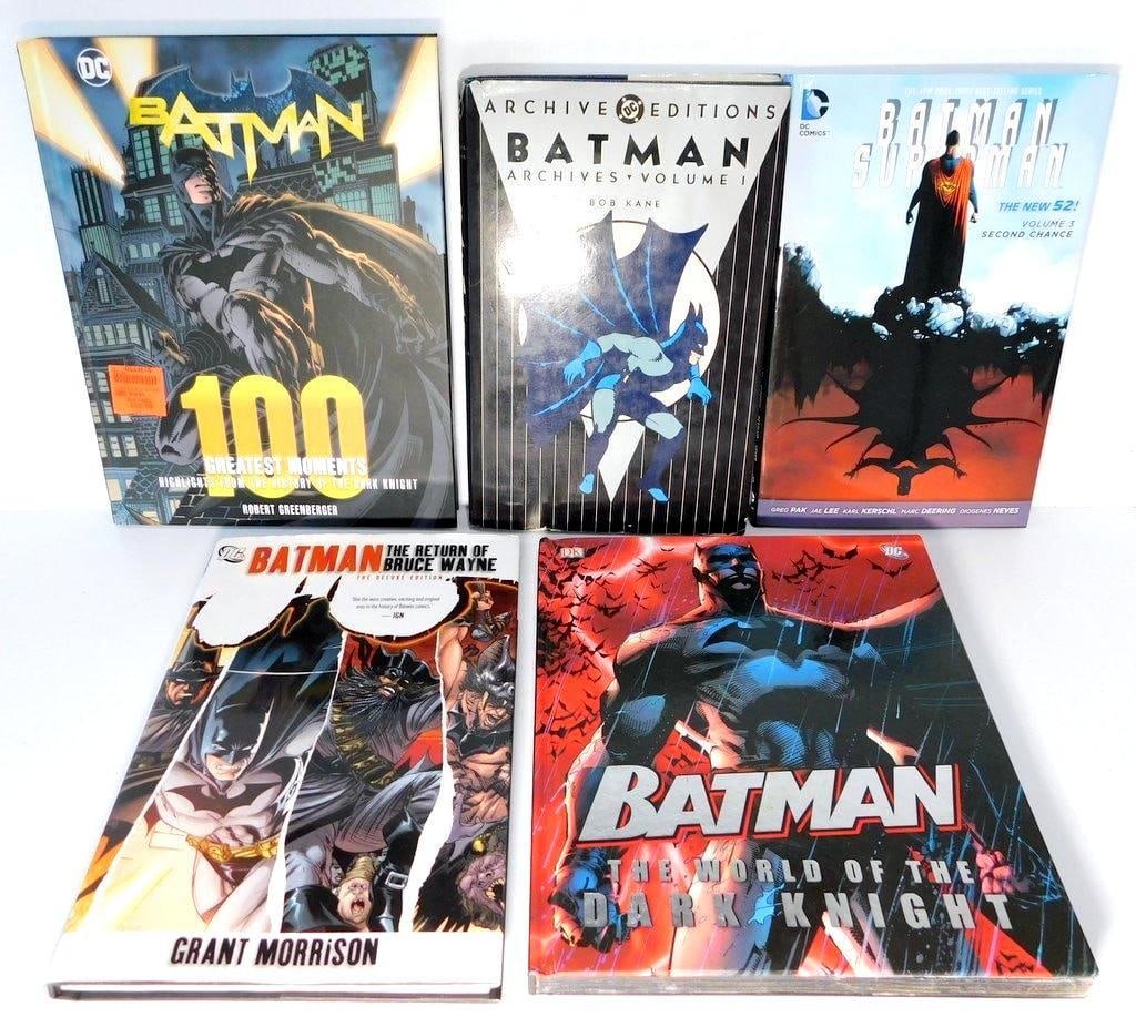 (Lot of 5) Hardcover Batman Graphic novels and Reference Books (1 of 12)