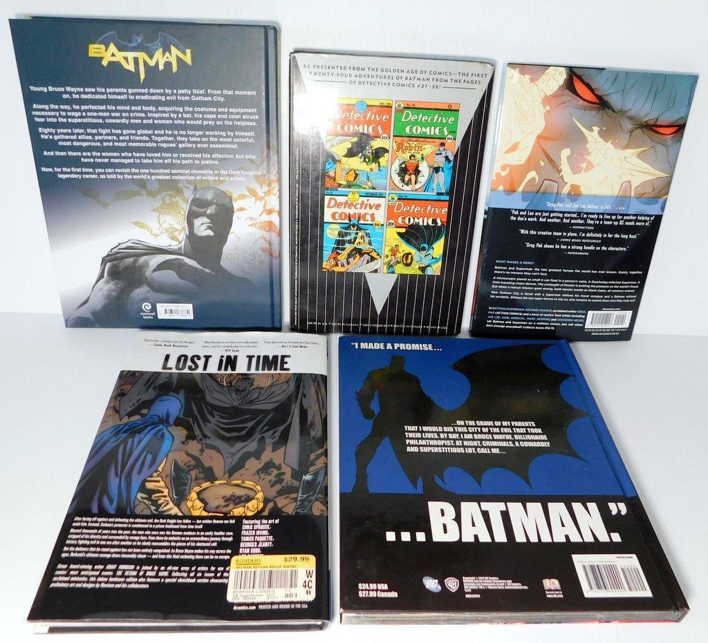 (Lot of 5) Hardcover Batman Graphic novels and Reference Books - 7