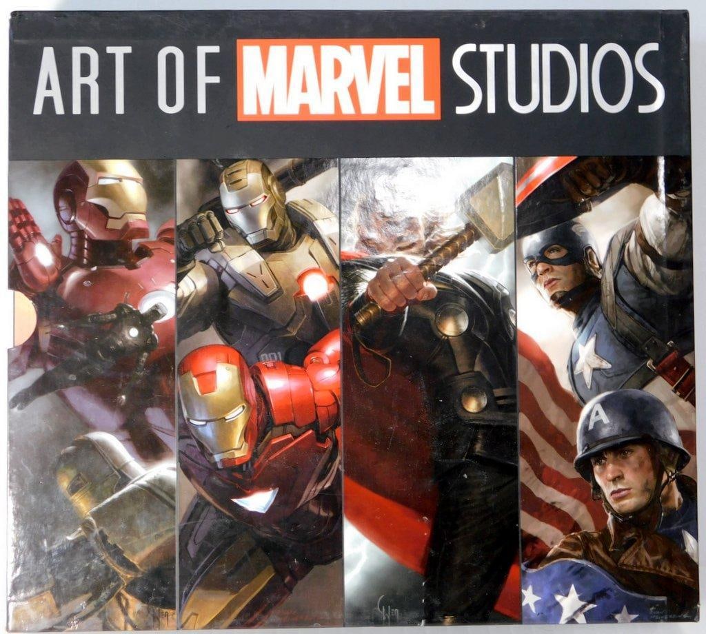 Art of Marvel Studios Hardcover 4 Volume Set w/ Slip Case of Art Books: Art of Marvel Studios 4 volume set with slipcase of art books Slipcase contains: Iron Man: The Art of Iron Man the Movie Iron Man: The Art of Iron Man 2 Thor: The Art of Thor the Movie Captain America