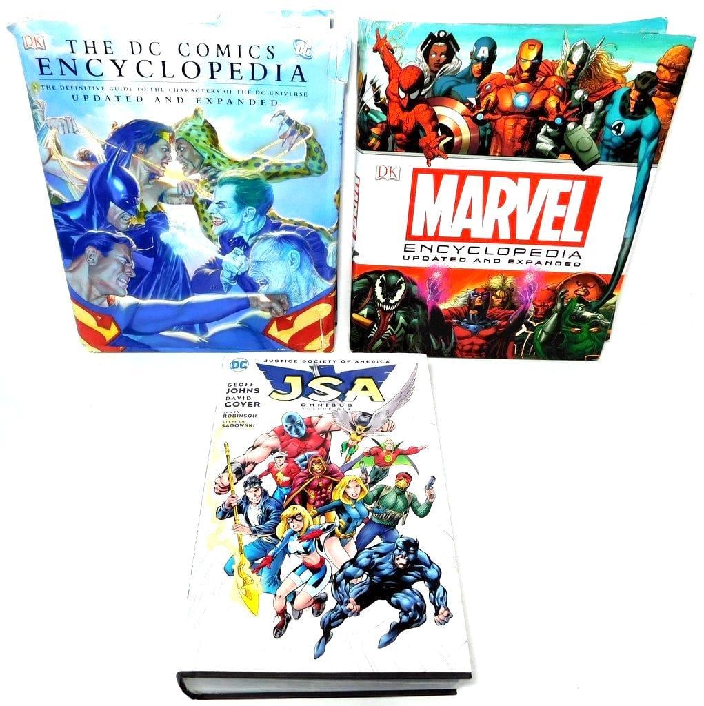 (Lot of 3) Hardcover Comprehensive Guides to the Marvel and DC Universes (1 of 8)
