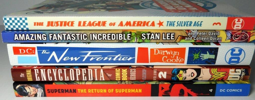 (Lot of 5) Comic Book Collections oo DC's Core Heroes and Marvel's Creator Stan Lee - 7
