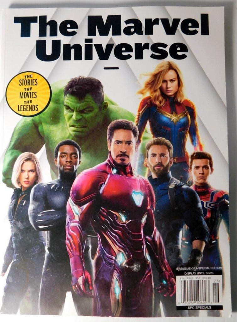 (Lot of 5) Books and Special Edition Magazines on the History of DC and Marvel Superheroes - 5