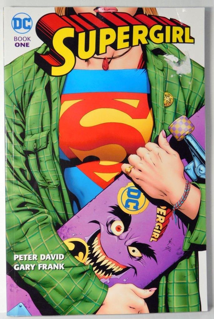 (Lot of 6) DC Comics Graphic Novels Featuring the Death of Superman and Various Supergirl series - 6