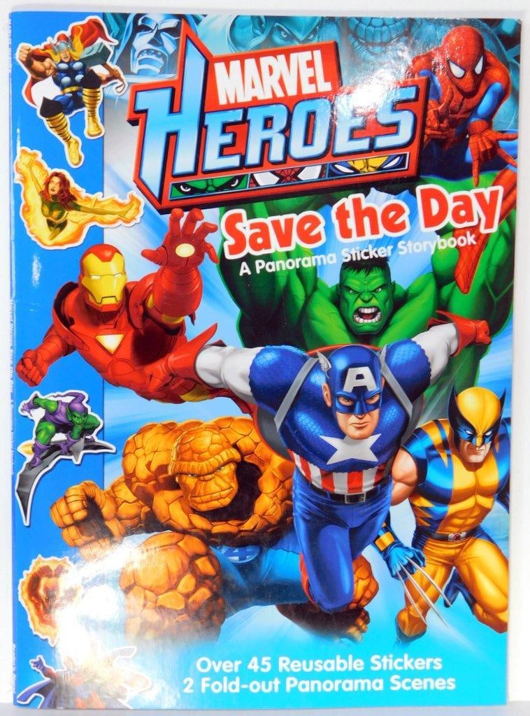 (Lot of 8) Superhero-themed Activity, Instructional, and Sticker Books for Children - 6