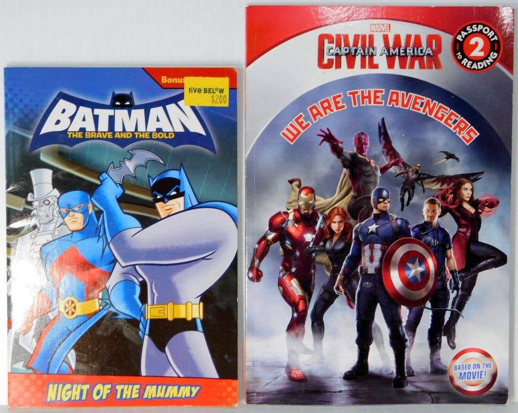 (Lot of 10) Marvel and DC Superhero Activity Books, Coloring Books, and Readers - 9