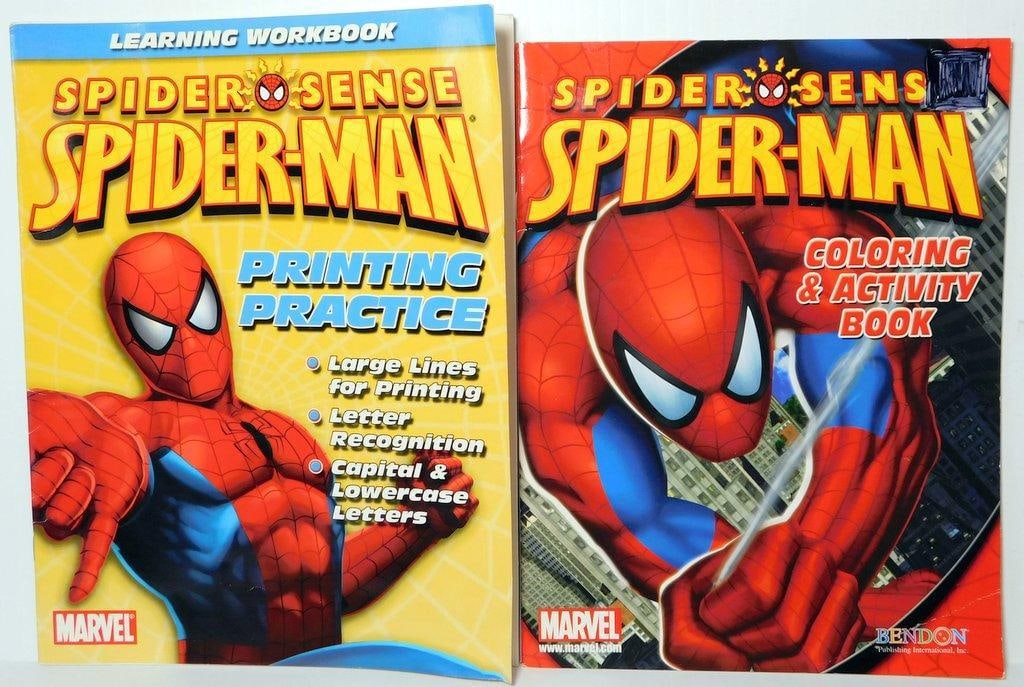 (Lot of 12) Superhero-themed Children's Books, Including Coloring Books, Activity Books - 2