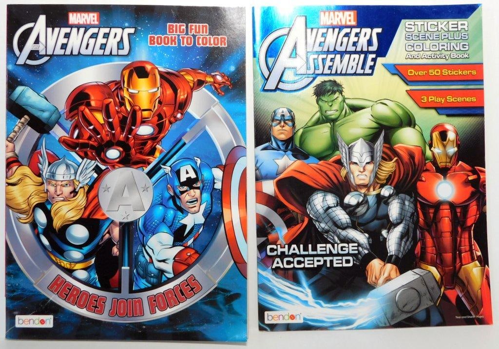 (Lot of 12) Superhero-themed Children's Books, Including Coloring Books, Activity Books - 5