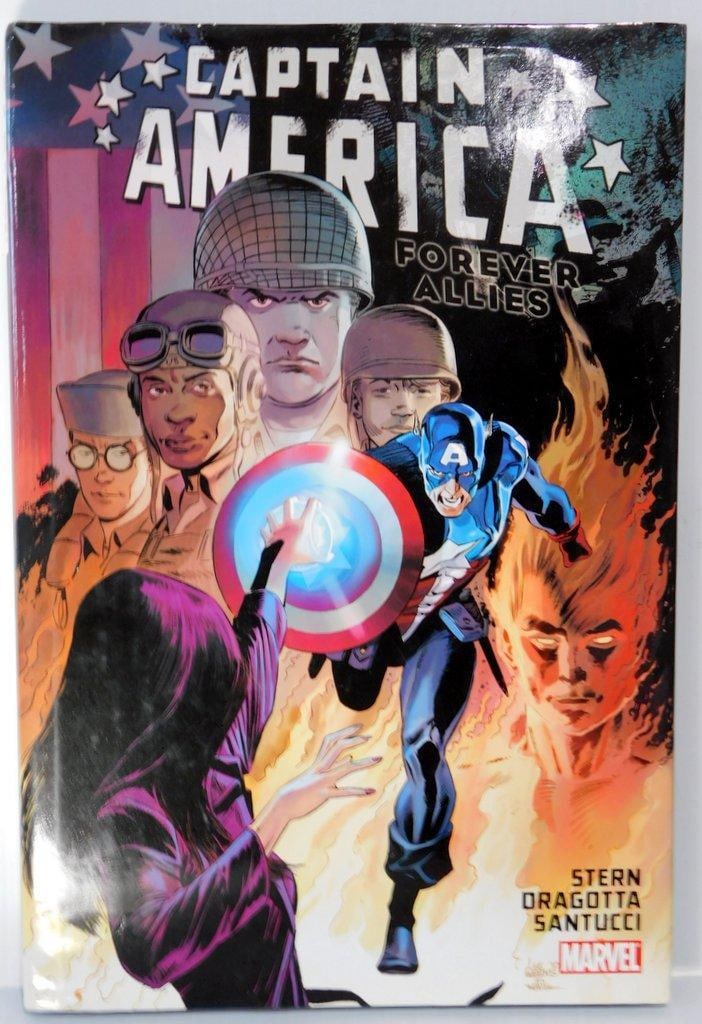 (Lot of 4) Captain America Comprehensive Guides and Collected Comic Book Volumes - 4