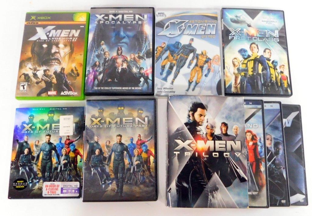 (Lot of 10) Assorted X-Men DVD's - 2