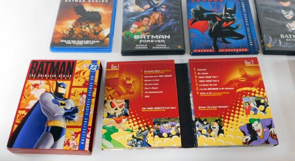(Lot of 10) Assorted Batman DVD's including 4 in 1 Disc Collection - 2