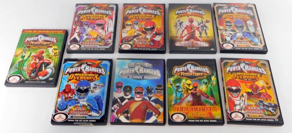(Lot of 9) Assorted Power Rangers DVD's (1 of 1)