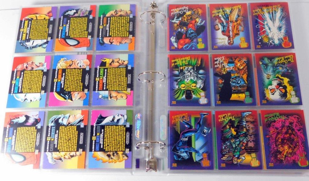 Binder collection of 195 Pristine and Near Pristine Trading Cards in Protective Sleeves - 12