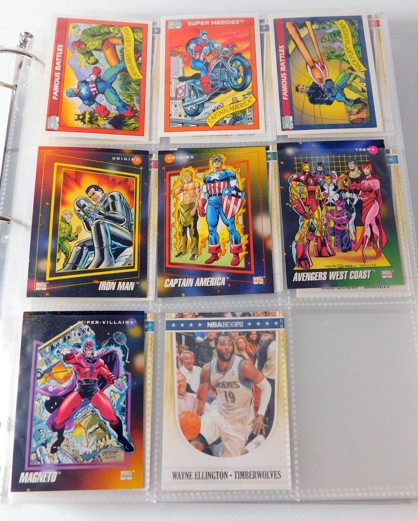 Binder collection of 195 Pristine and Near Pristine Trading Cards in Protective Sleeves - 5