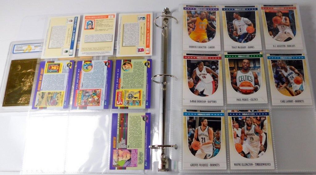 Binder collection of 195 Pristine and Near Pristine Trading Cards in Protective Sleeves - 6