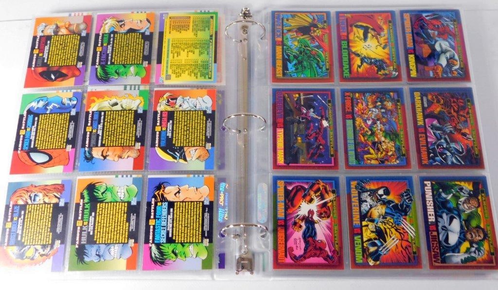 Binder collection of 195 Pristine and Near Pristine Trading Cards in Protective Sleeves - 9