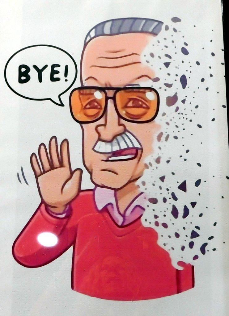 3 Framed Marvel Creator Stan Lee Tribute Art Prints and 1 Captain America #100 Cover Tribute - 3