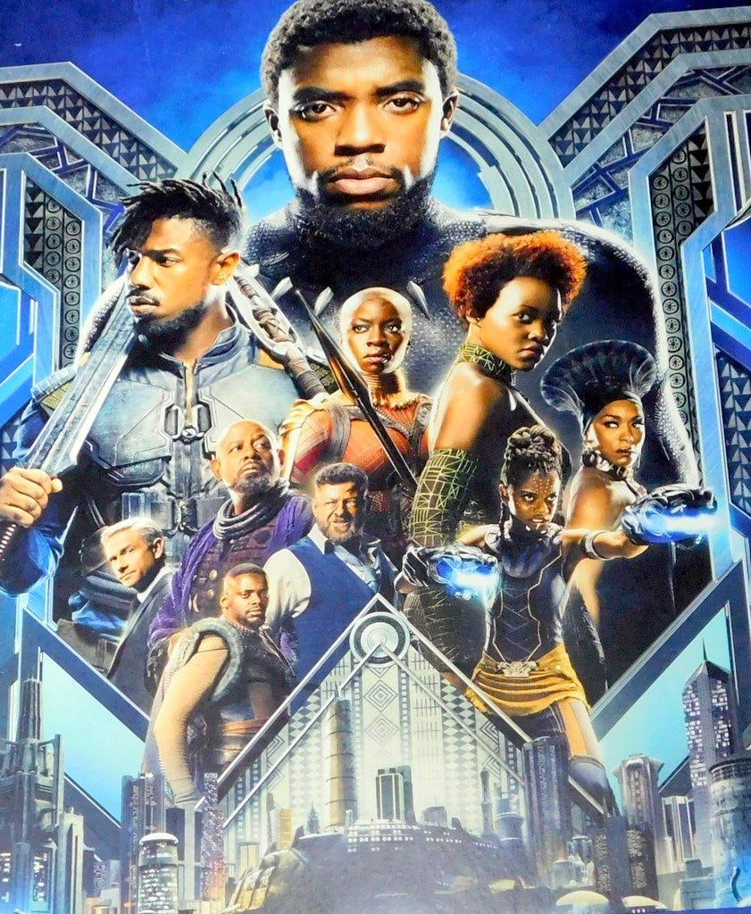 (Lot of 4) Framed Marvel's Black Panther Wall Prints - 2