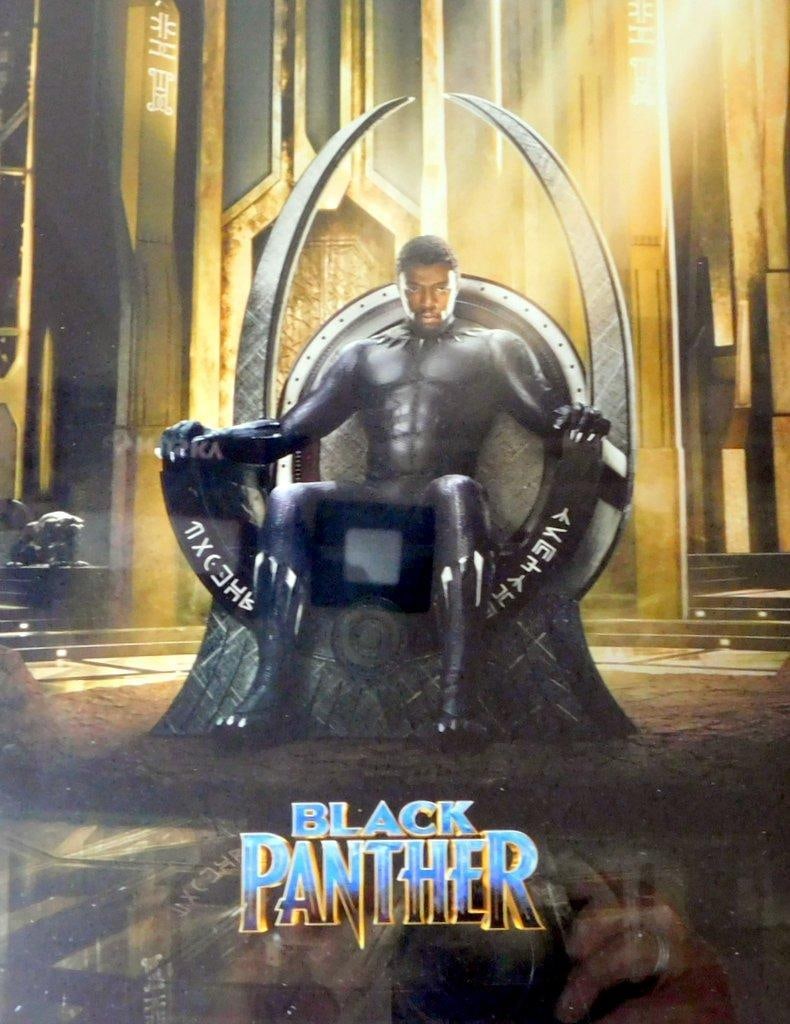 (Lot of 4) Framed Marvel's Black Panther Wall Prints - 4