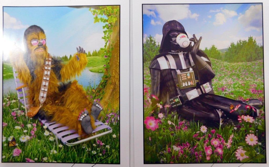 (Lot of 2) Satirical Star Wars Art Prints - 5
