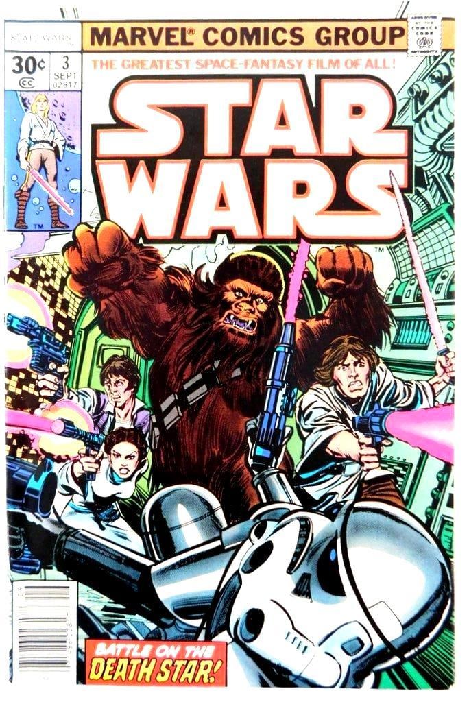 Star Wars #3 Comic Book, 1977 (1 of 2)
