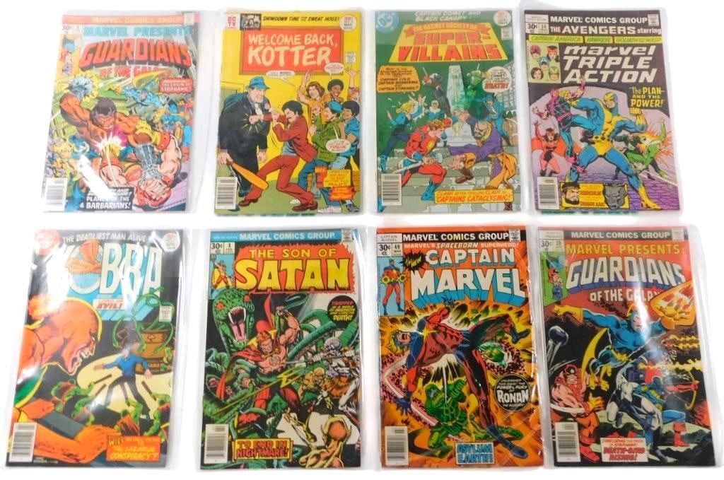 (Lot of 8) Assortment of mid-to-late 1970s Bronze Age Comics From Both Marvel and DC (1 of 11)