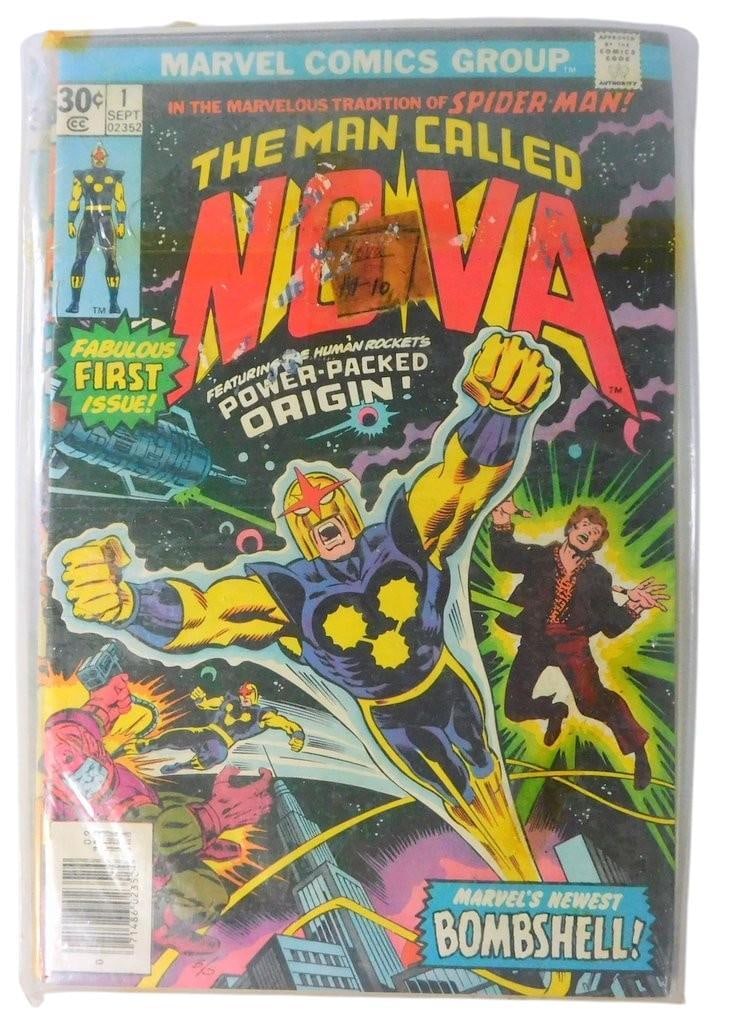 (Lot of 10) The Man Called Nova Bundle #1-10 (1976): Lot of 10 The Man Called Nova 1976 Issues 1-10 Sealed and taped since purchase Each individual Issue is sealed with additional outer bag taped closed to preserve condition Tape is yellowed