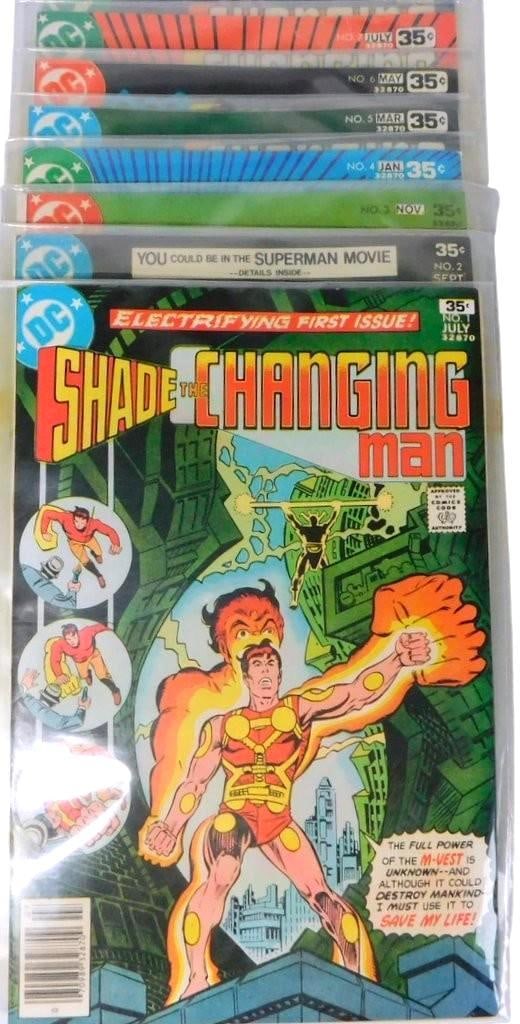 Complete 8-issue Run of the Original 19771978 Volume of Shade, The Changing Man - 2