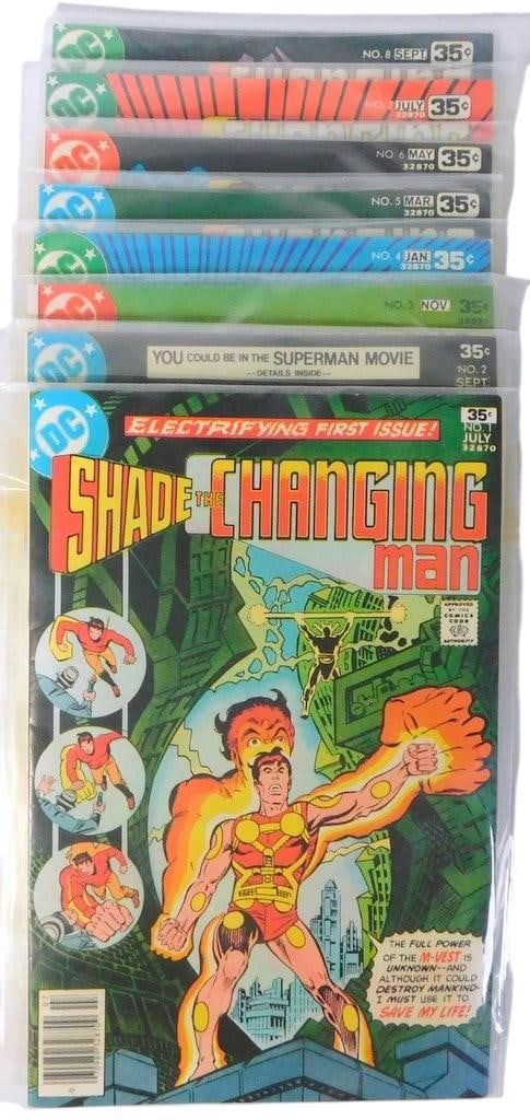 Complete 8-issue Run of the Original 19771978 Volume of Shade, The Changing Man - 3
