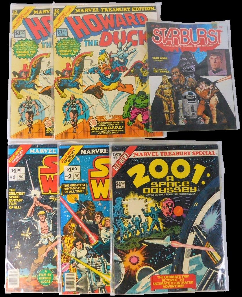 (Lot of 6) Oversized Comic Books and Sci-fi Magazines From the Late 1970's - 3