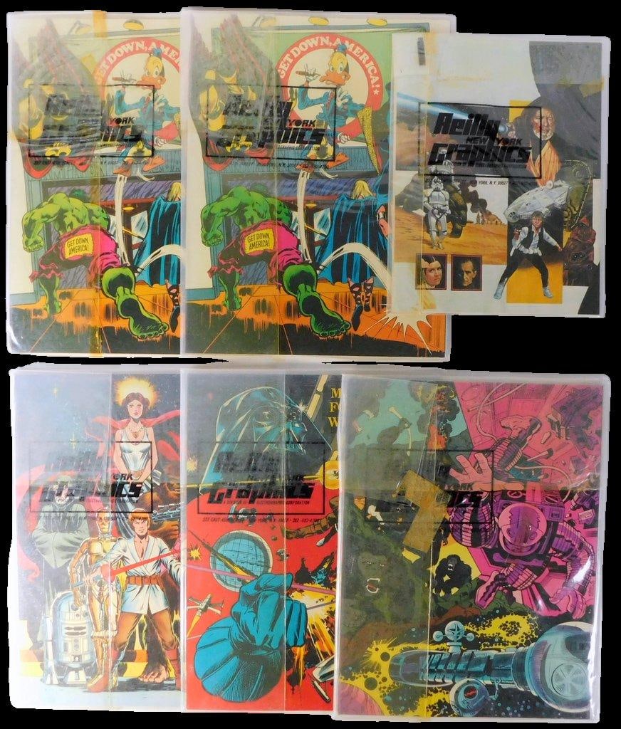 (Lot of 6) Oversized Comic Books and Sci-fi Magazines From the Late 1970's - 4