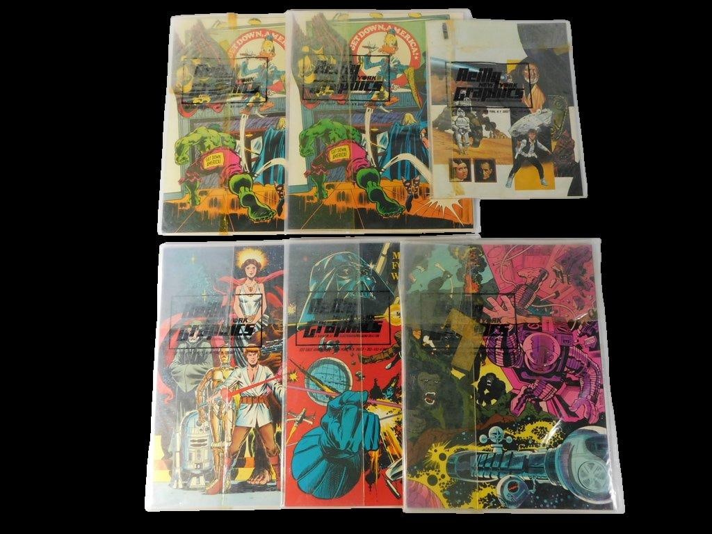 (Lot of 6) Oversized Comic Books and Sci-fi Magazines From the Late 1970's - 5
