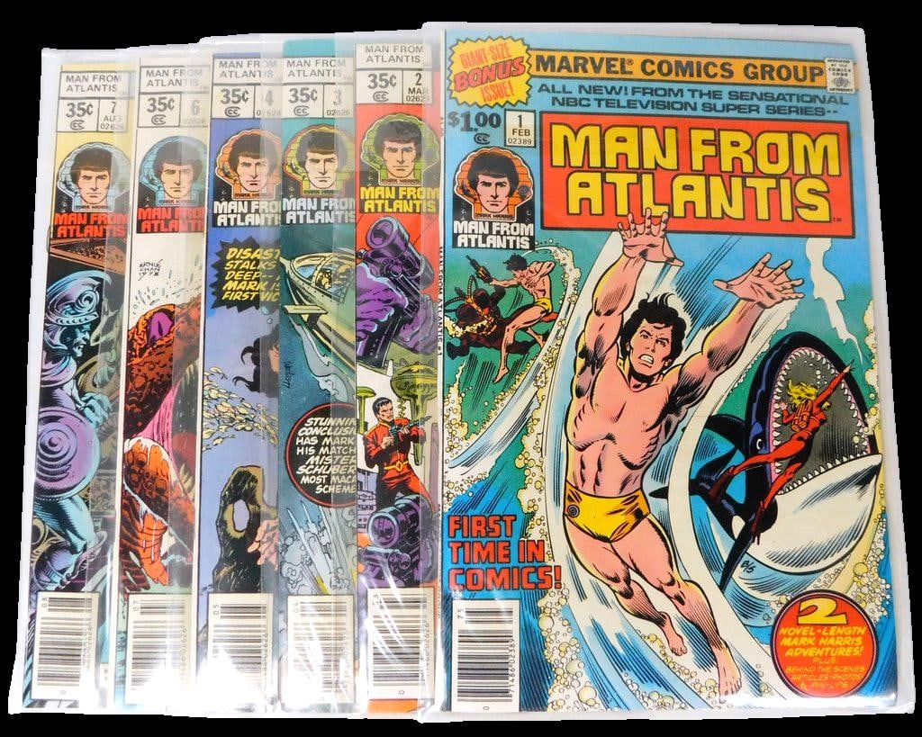 Near-complete Run of Marvel Comics' Short-lived Bronze Age series, Man from Atlantis (1978) (1 of 3)