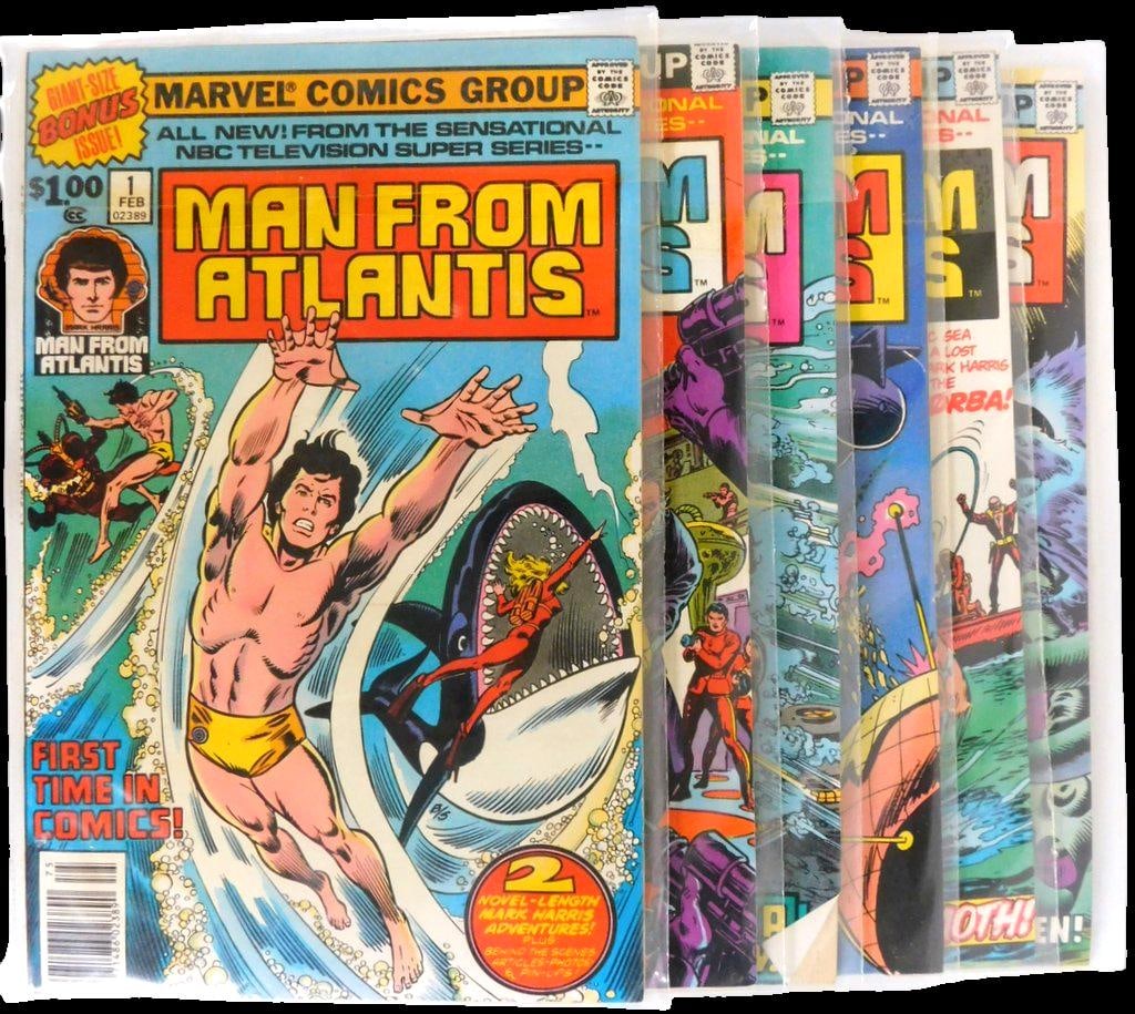 Near-complete Run of Marvel Comics' Short-lived Bronze Age series, Man from Atlantis (1978) - 3