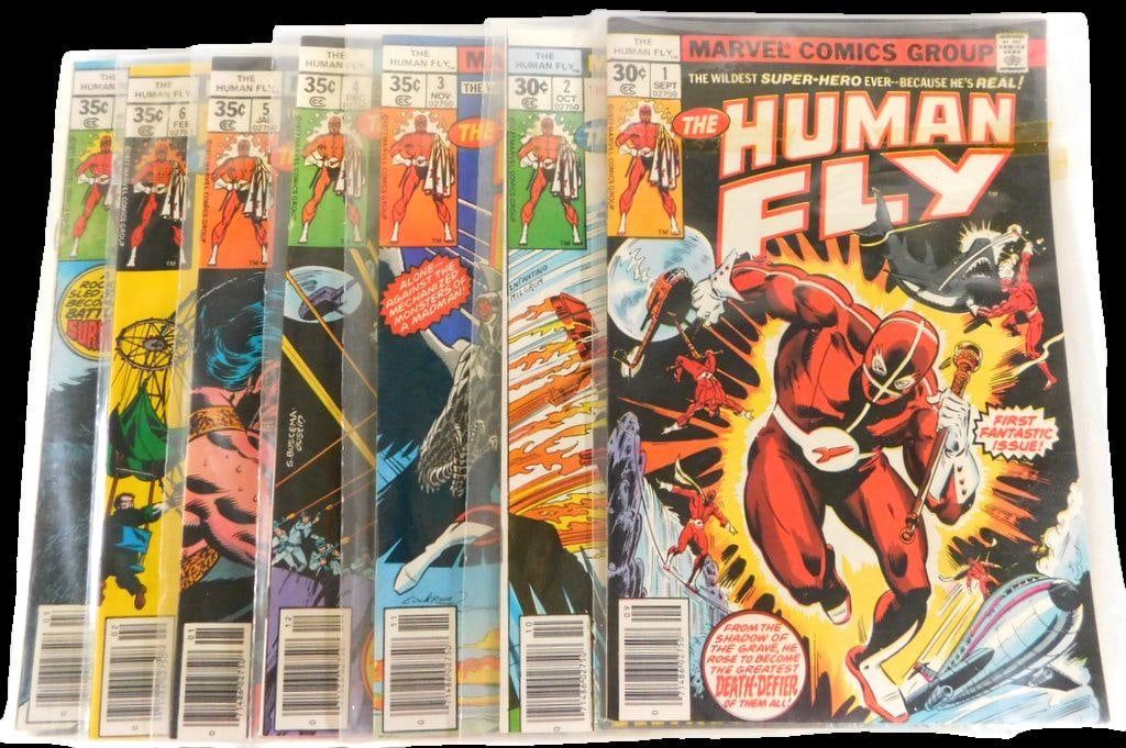 Marvel's HUMAN FLY 1-7 Sealed Since Purchase in 1977, (7 Issues) (1 of 4)
