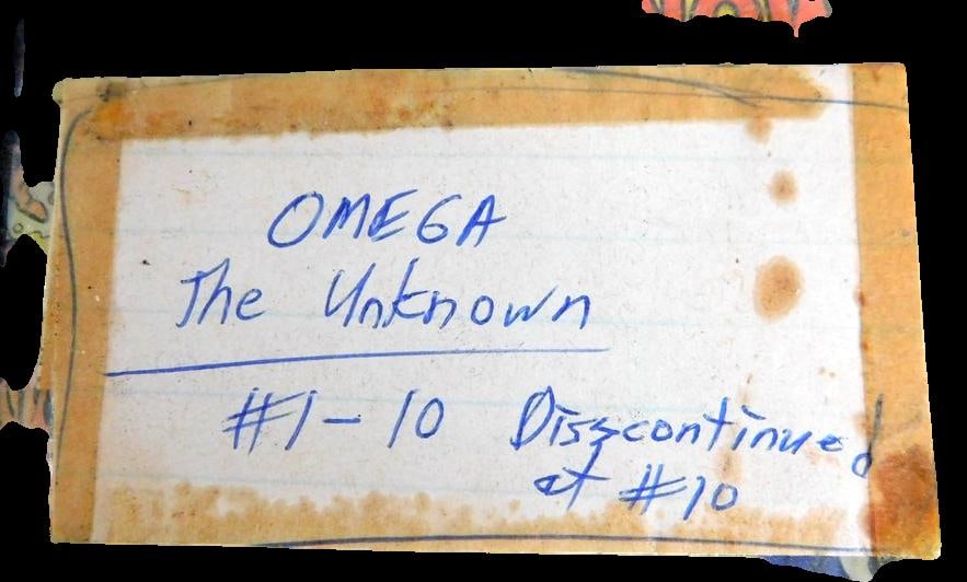 Omega the Unknown Issues #1-#10, Published by Marvel Comics in March 1976, (10 issues) - 9