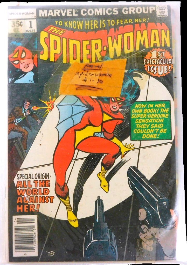 Spider-Woman Issues #1-#10, published by Marvel Comics in April 1978, (10 Issues) (1 of 5)