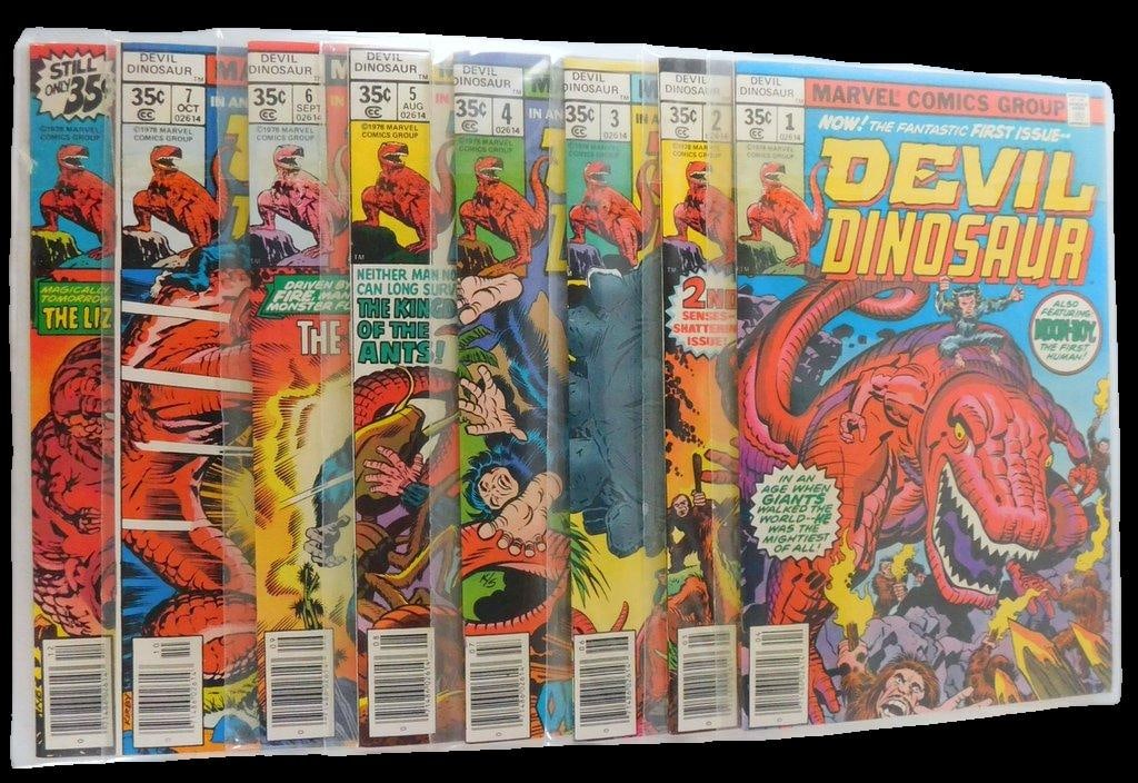 Complete 9-issue Run of Devil Dinosaur, a Short-lived Bronze Age Comic Published by Marvel in 1978 - 3